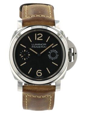Panerai Luminor Marina 8 Days Black Dial Steel 44mm Manual Wind Men’s